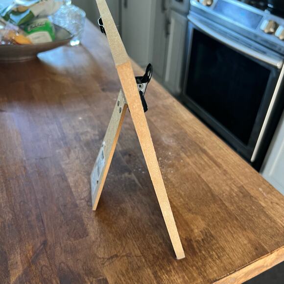 Rustic Farmhouse Decor Standing Wood Notes Holder – The Daily News Collection - Picture 3 of 9